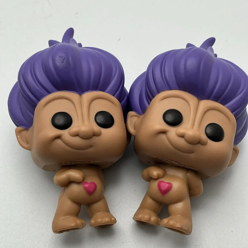 Two Funko Mystery Mini Classic‎ Good Luck Trolls Purple Hair 3